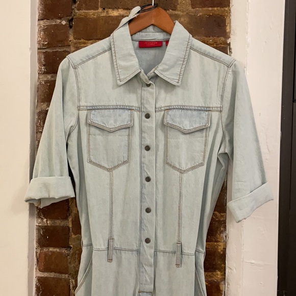 Denim Utility Jumpsuit - Picture 8 of 13